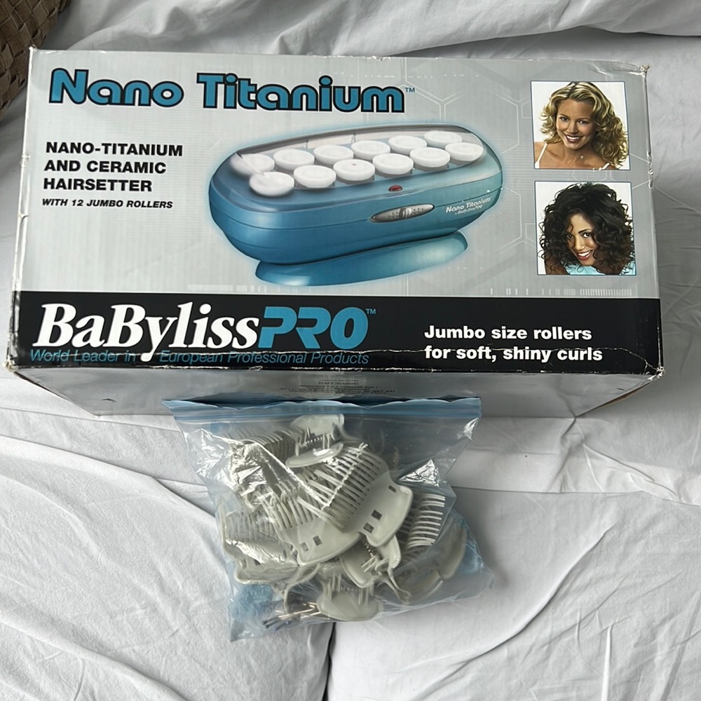 BabylissPro Nano Titanium Hot Rollers